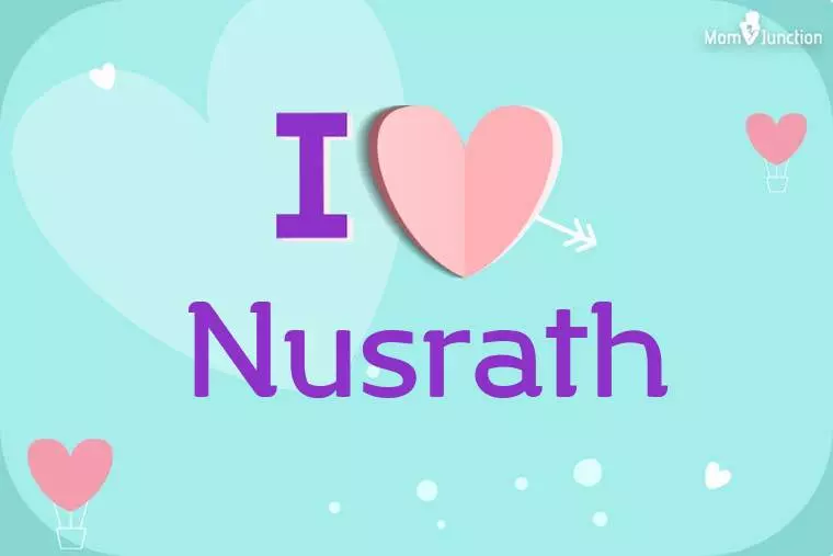 I Love Nusrath Wallpaper