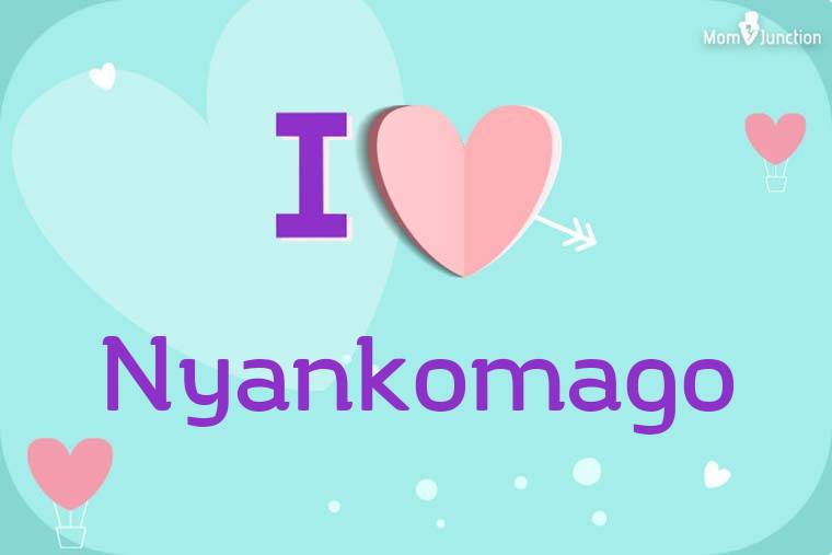 I Love Nyankomago Wallpaper