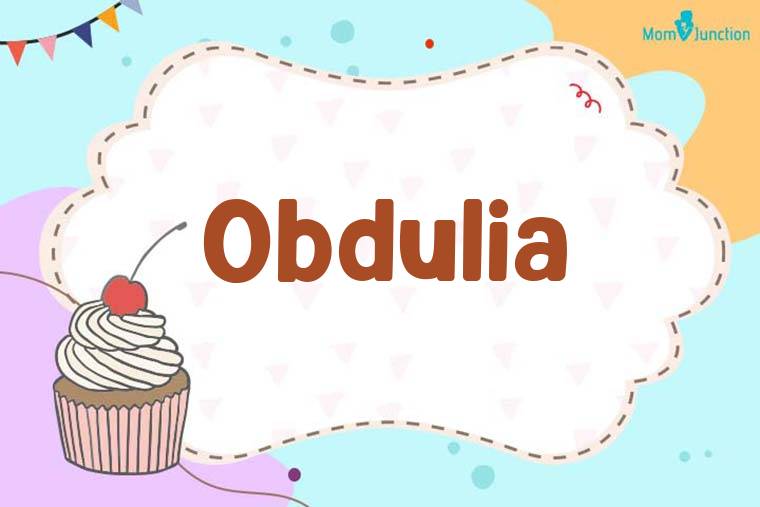 Obdulia Birthday Wallpaper
