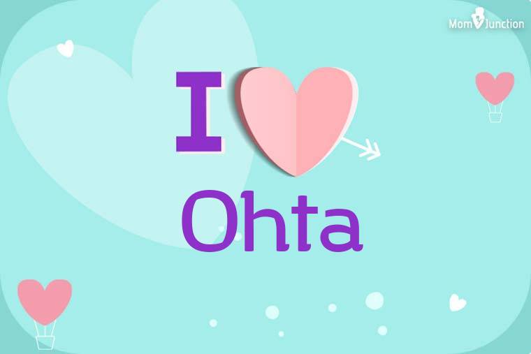I Love Ohta Wallpaper