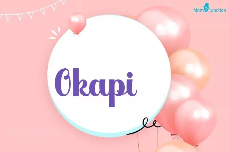 Okapi Birthday Wallpaper