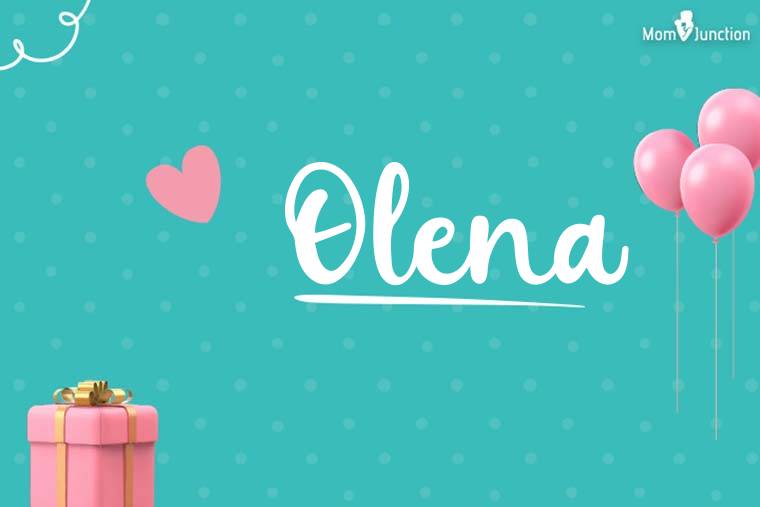 Olena Birthday Wallpaper
