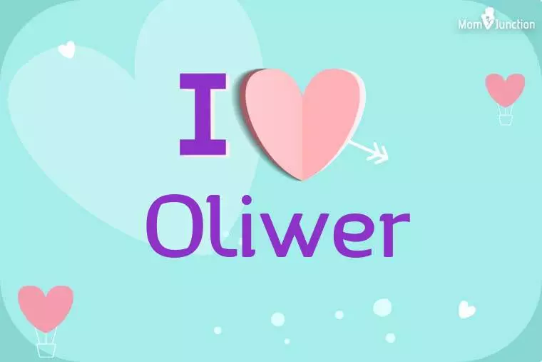 I Love Oliwer Wallpaper