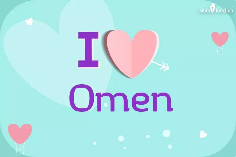 I Love Omen Wallpaper