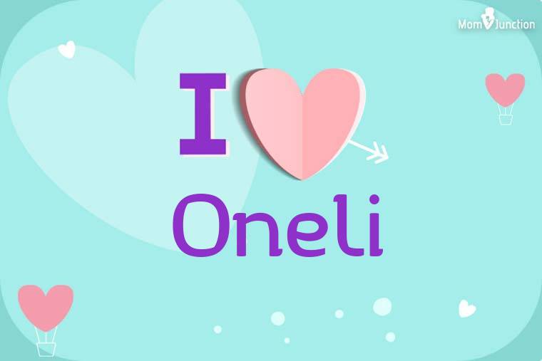 I Love Oneli Wallpaper