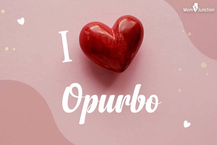 I Love Opurbo Wallpaper