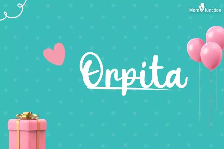 Orpita Birthday Wallpaper