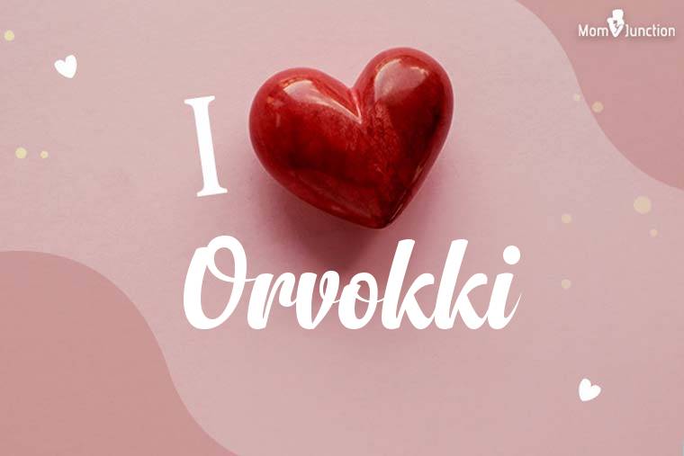 I Love Orvokki Wallpaper