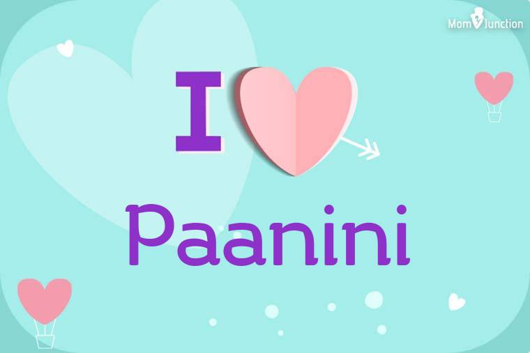 I Love Paanini Wallpaper