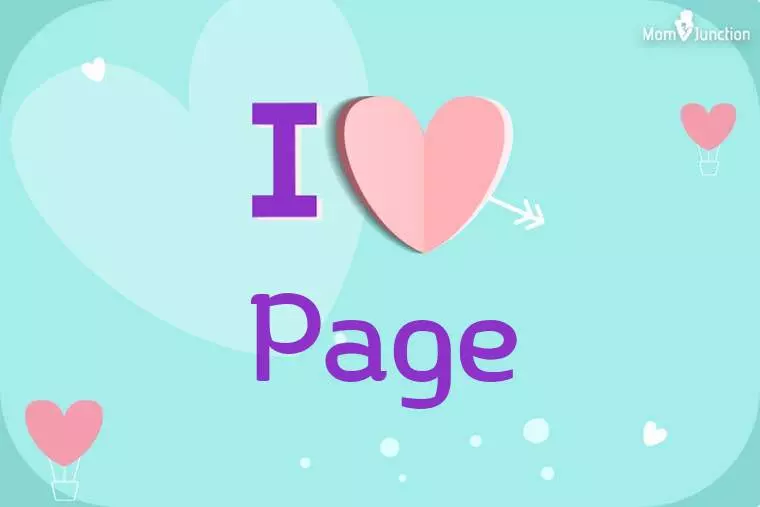 I Love Page Wallpaper