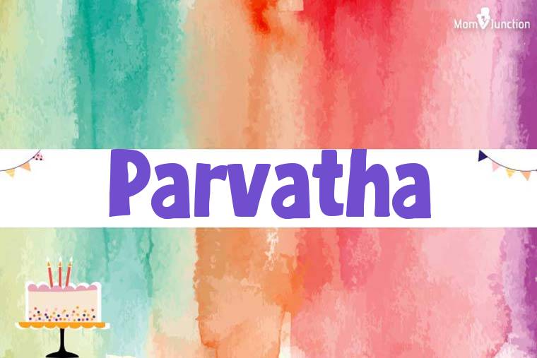 Parvatha Birthday Wallpaper