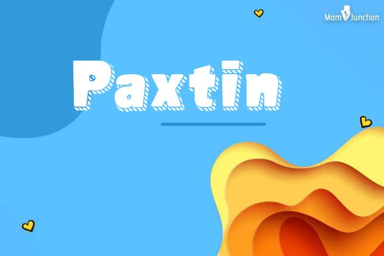 Paxtin 3D Wallpaper