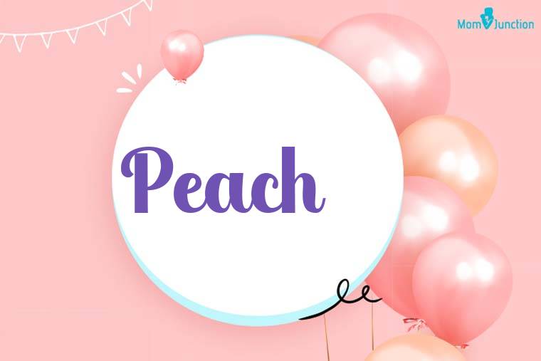 Peach Birthday Wallpaper