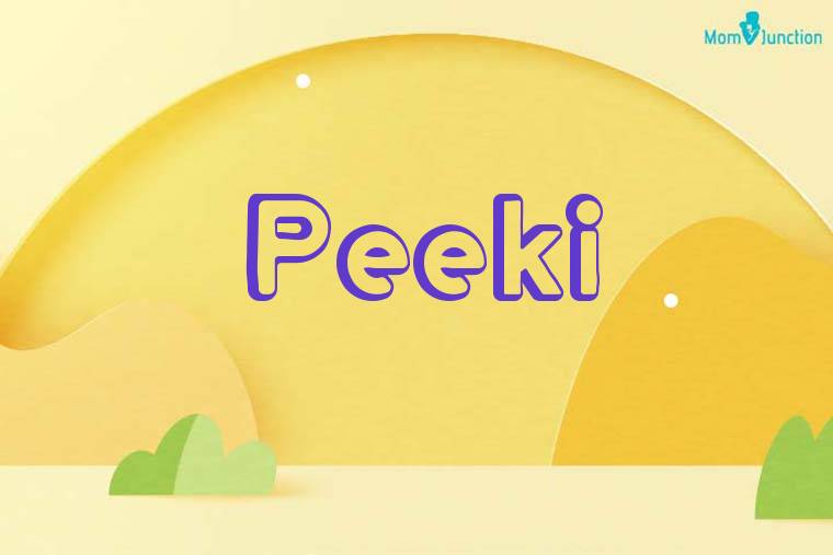 Peeki 3D Wallpaper