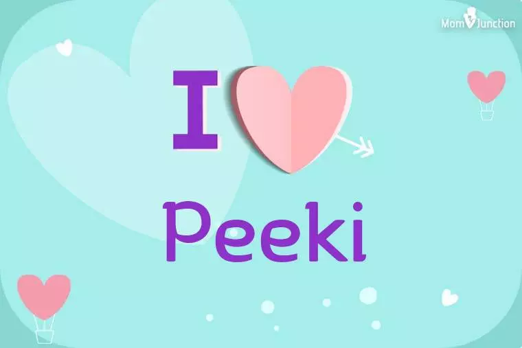 I Love Peeki Wallpaper