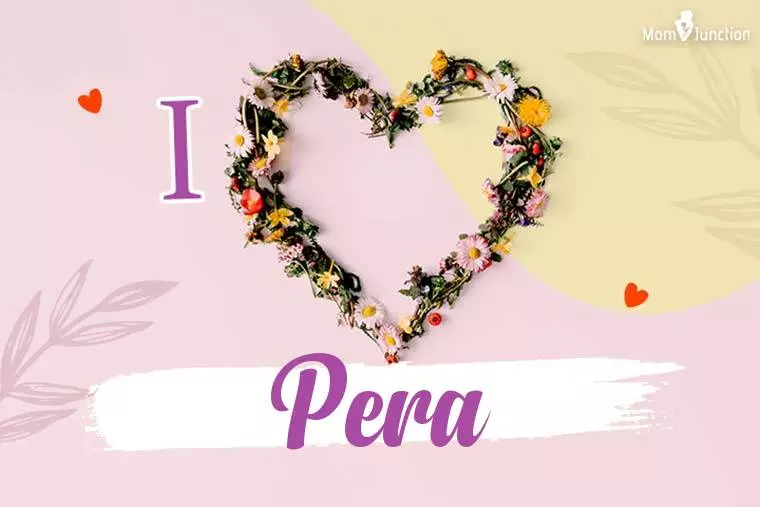 I Love Pera Wallpaper