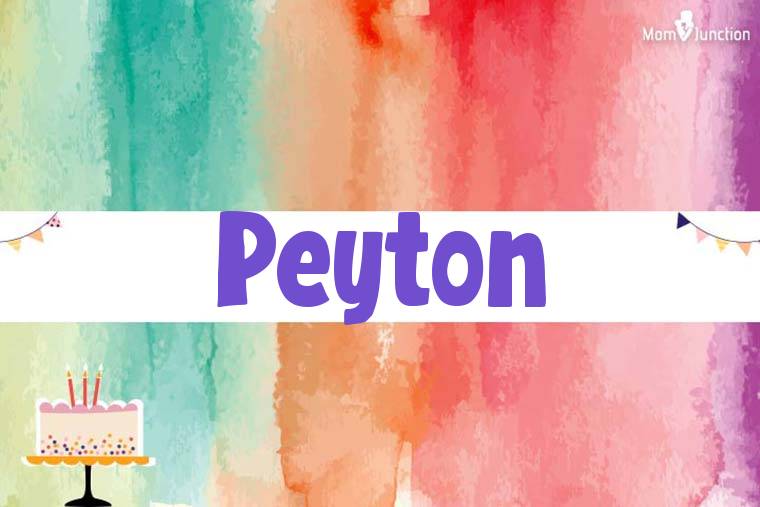 Peyton Birthday Wallpaper