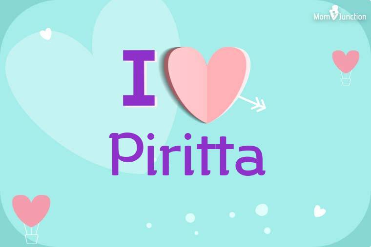 I Love Piritta Wallpaper