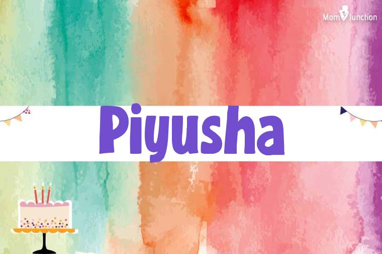 Piyusha Birthday Wallpaper