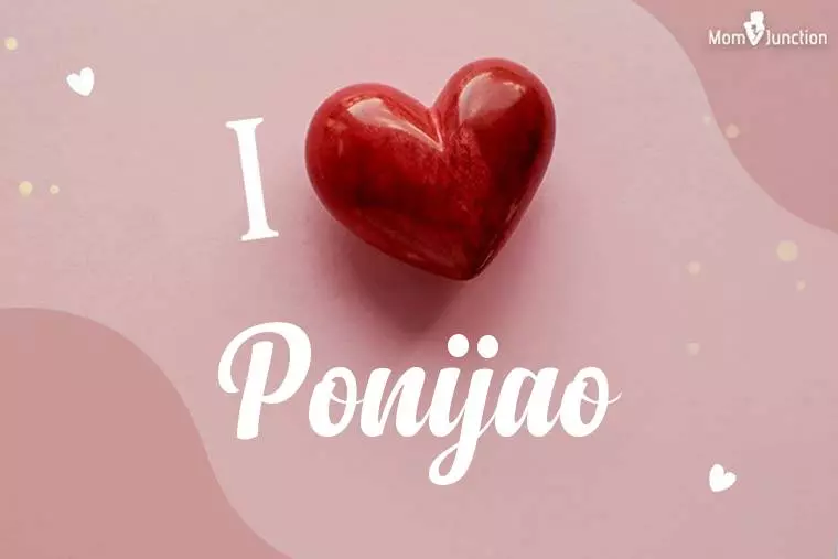 I Love Ponijao Wallpaper