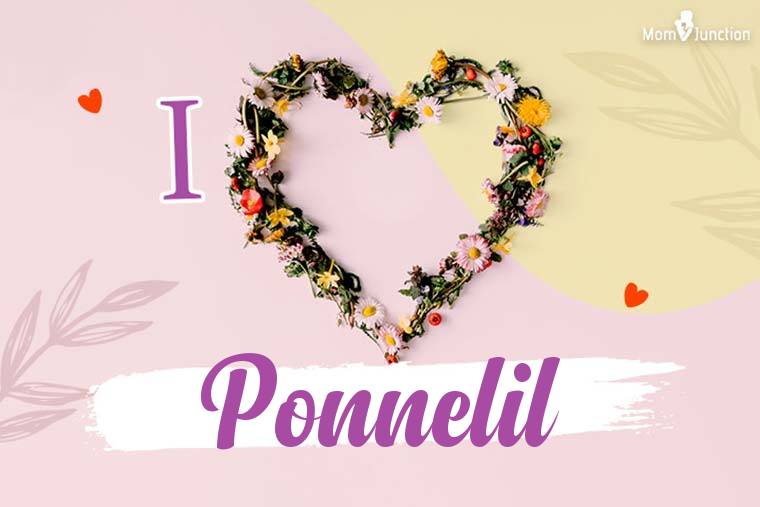 I Love Ponnelil Wallpaper