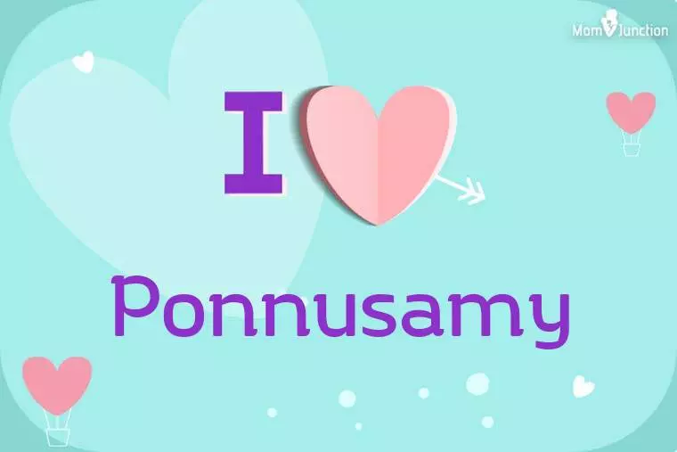 I Love Ponnusamy Wallpaper