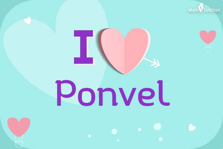 I Love Ponvel Wallpaper