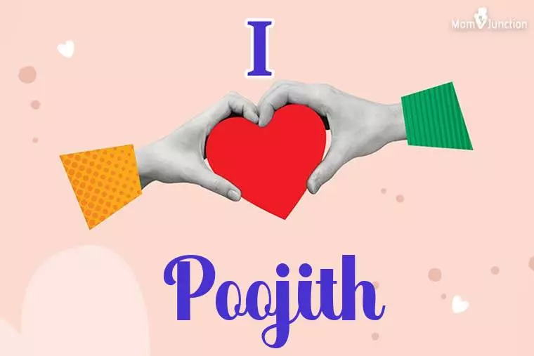 I Love Poojith Wallpaper