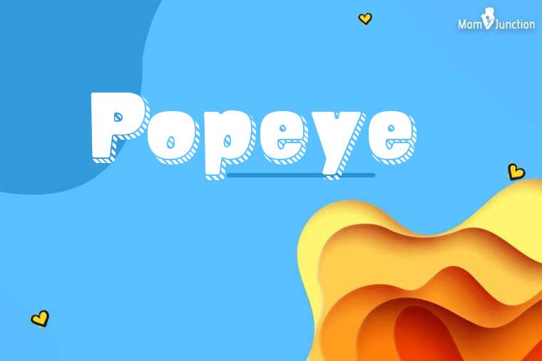 Popeye 3D Wallpaper