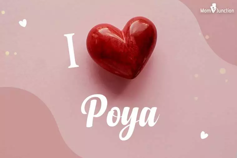 I Love Poya Wallpaper