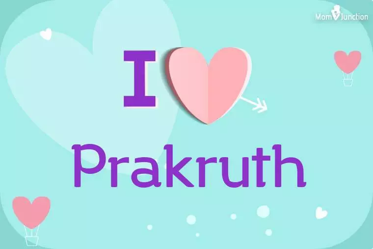 I Love Prakruth Wallpaper