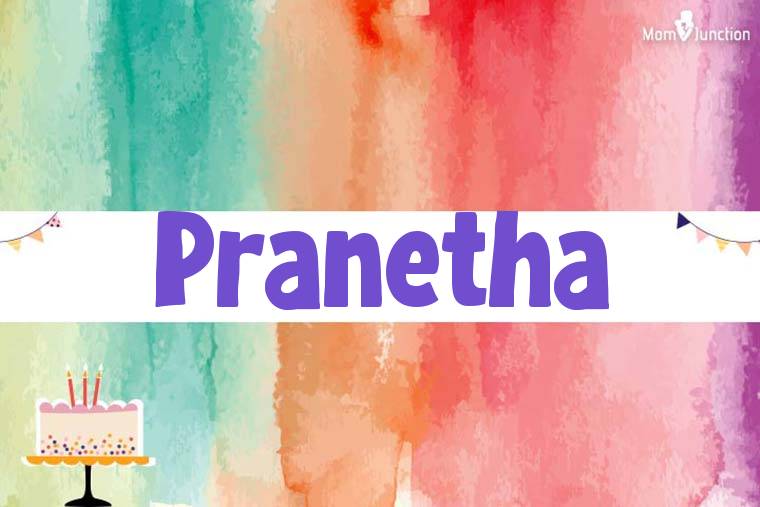 Pranetha Birthday Wallpaper