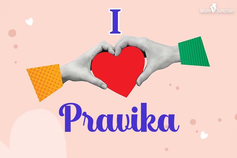 I Love Pravika Wallpaper