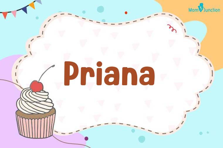 Priana Birthday Wallpaper