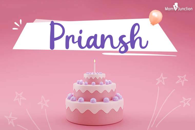 Priansh Birthday Wallpaper