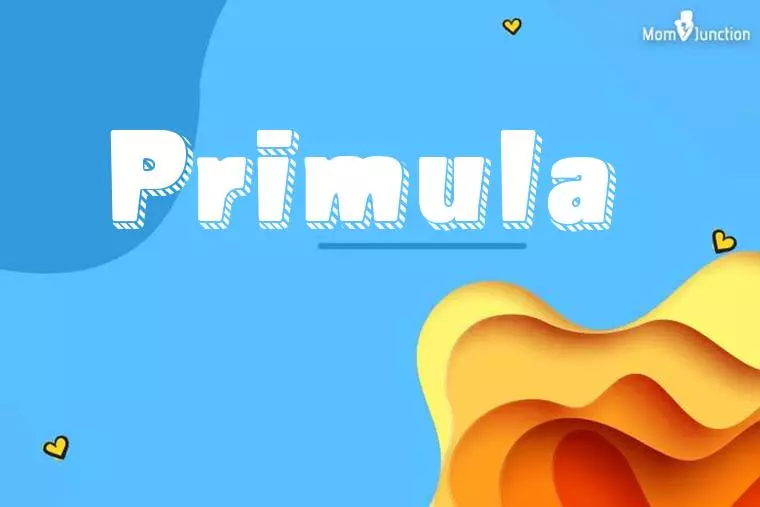 Primula 3D Wallpaper