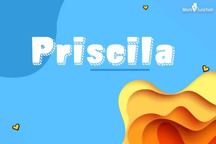 Priscila 3D Wallpaper