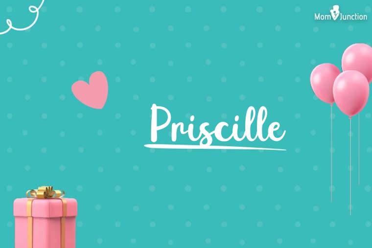 Priscille Birthday Wallpaper