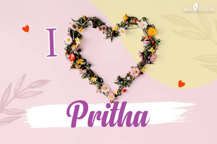 I Love Pritha Wallpaper