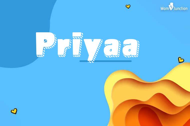 Priyaa 3D Wallpaper