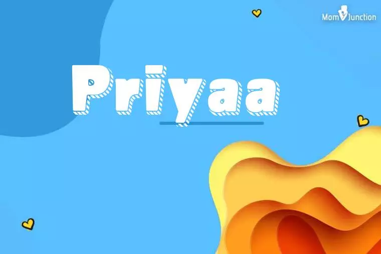 Priyaa 3D Wallpaper