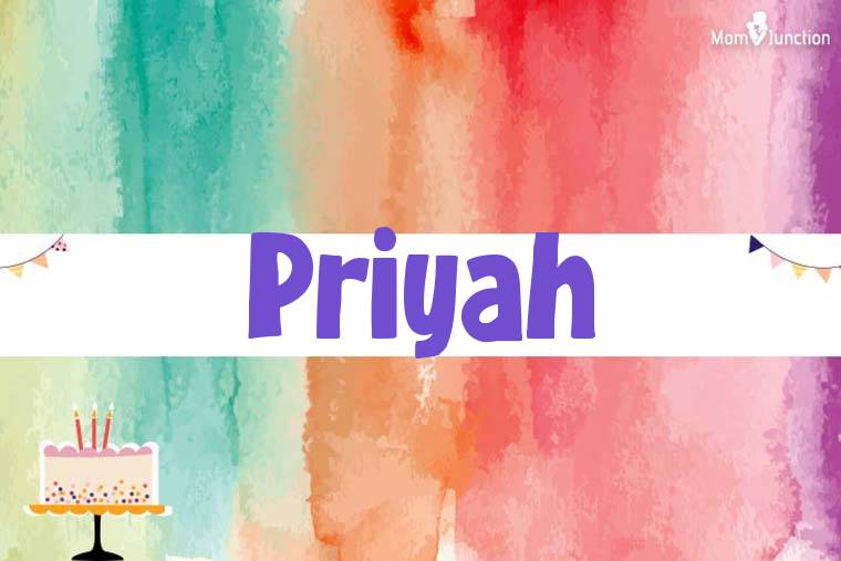 Priyah Birthday Wallpaper