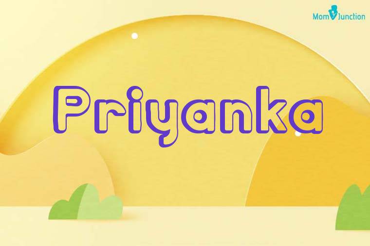 Priyanka 3D Wallpaper