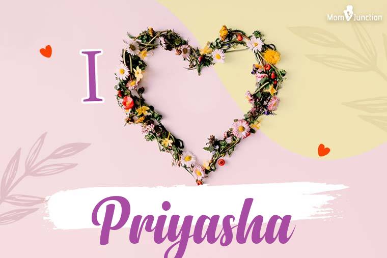 I Love Priyasha Wallpaper
