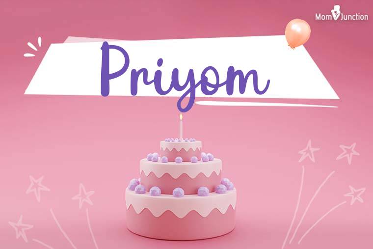 Priyom Birthday Wallpaper