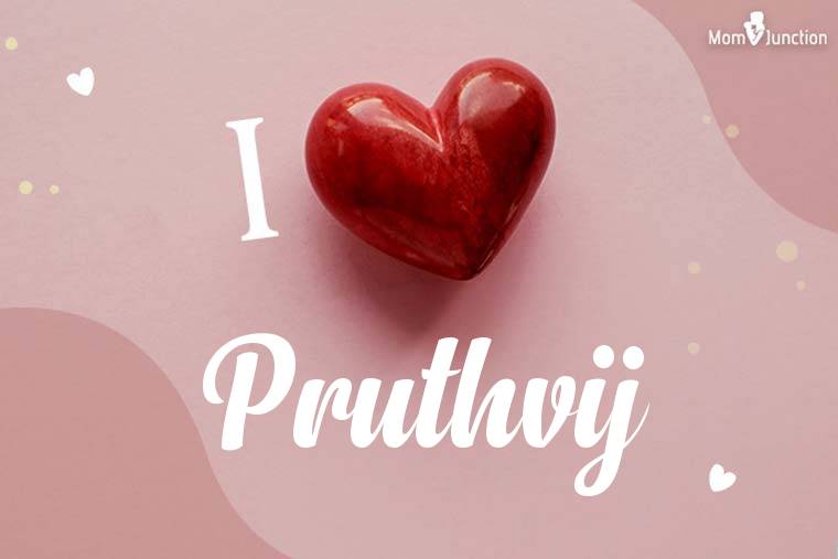 I Love Pruthvij Wallpaper