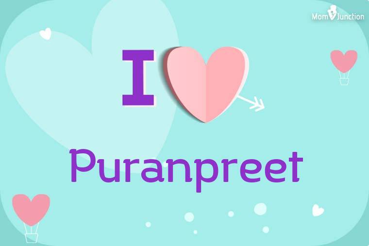 I Love Puranpreet Wallpaper