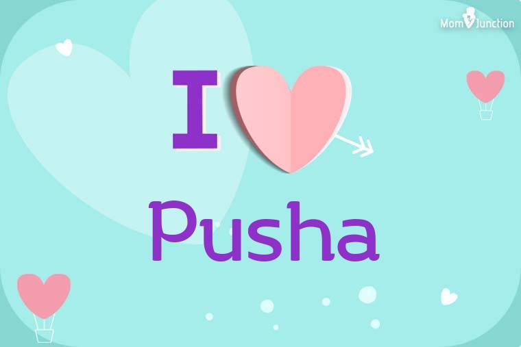 I Love Pusha Wallpaper