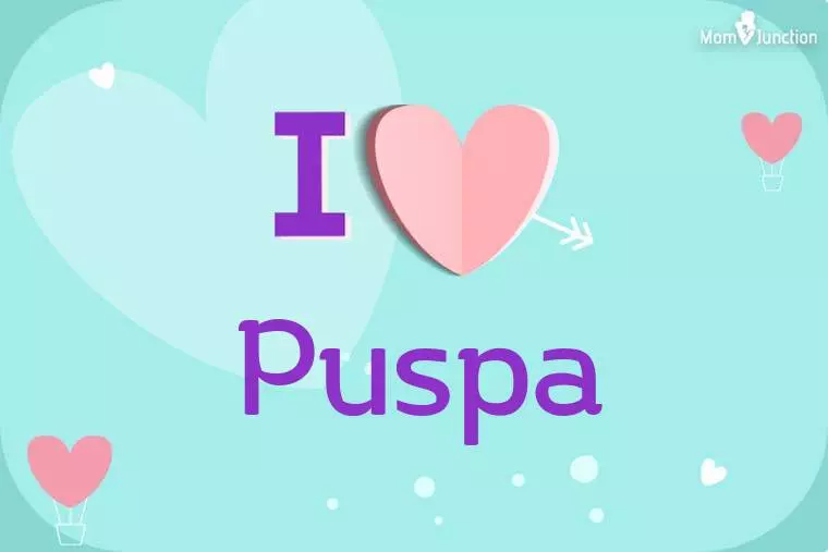 I Love Puspa Wallpaper