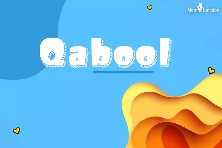 Qabool 3D Wallpaper